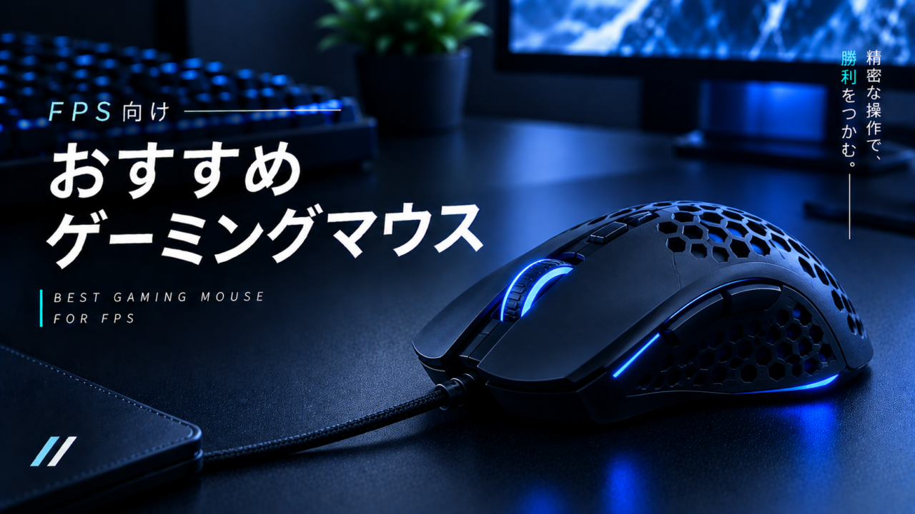 FPS向けおすすめのゲーミングマウス【AIMに最も影響するデバイス】